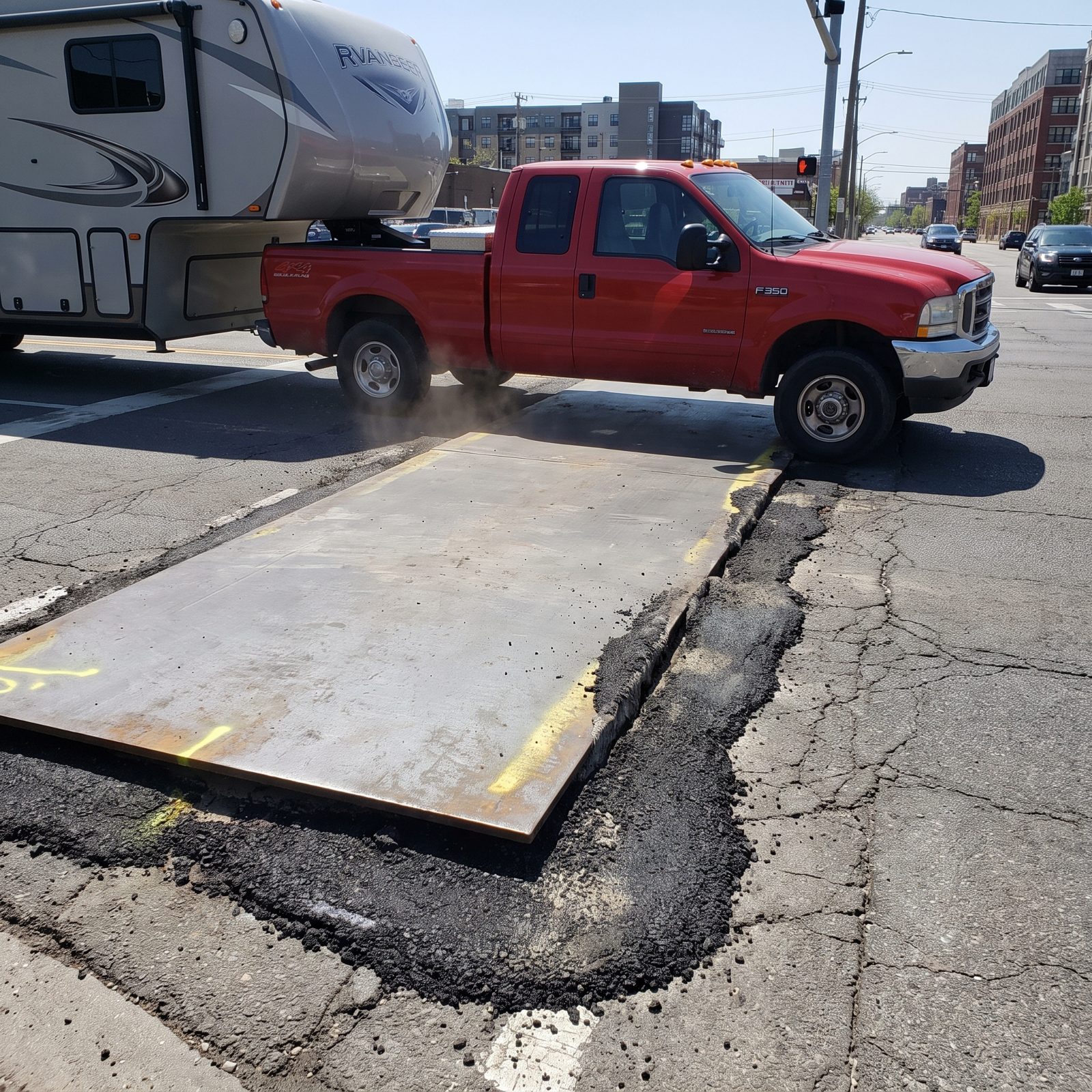 Road Plates With a Lip That Jolts the Whole Rig