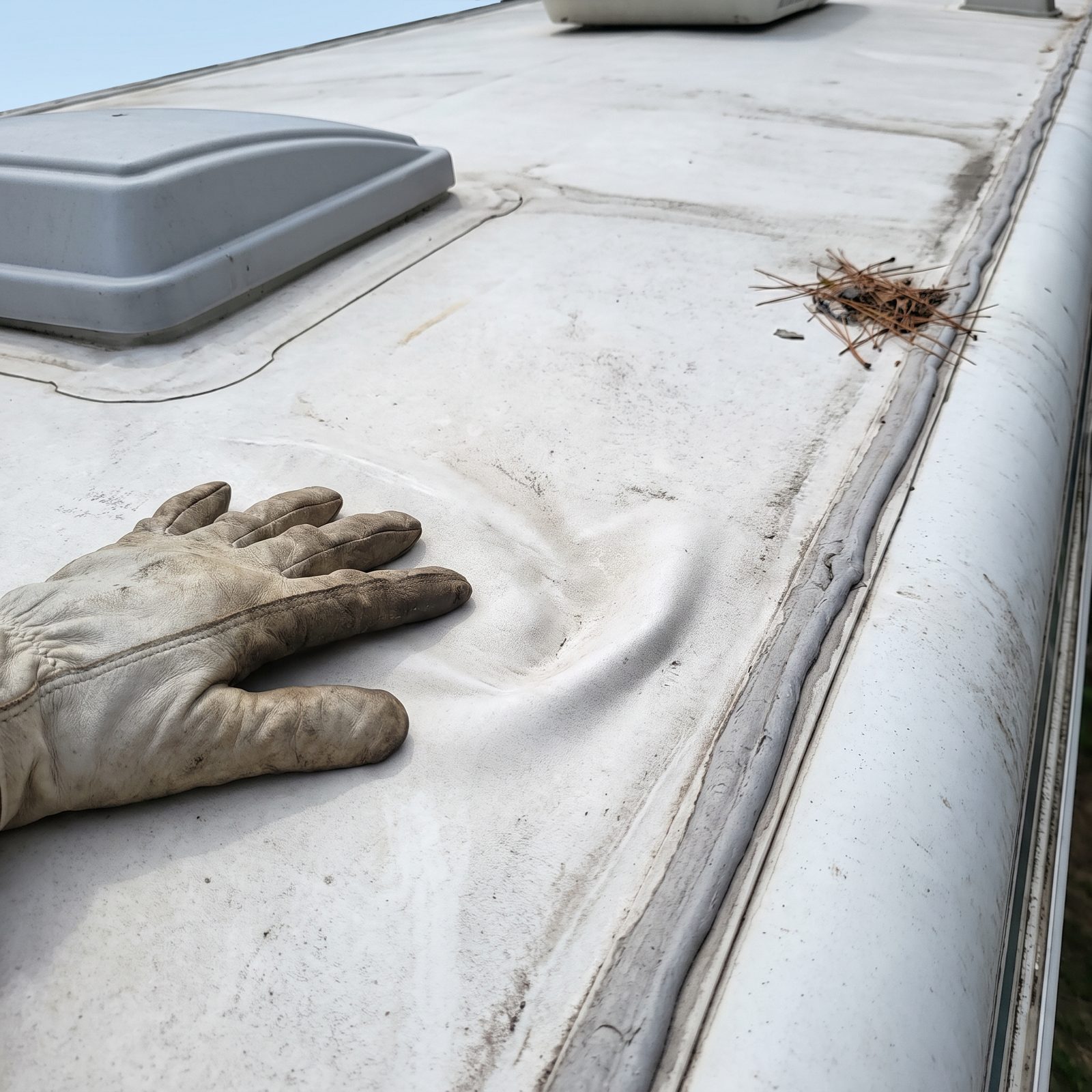 Roof Decking That Feels Spongy Underfoot