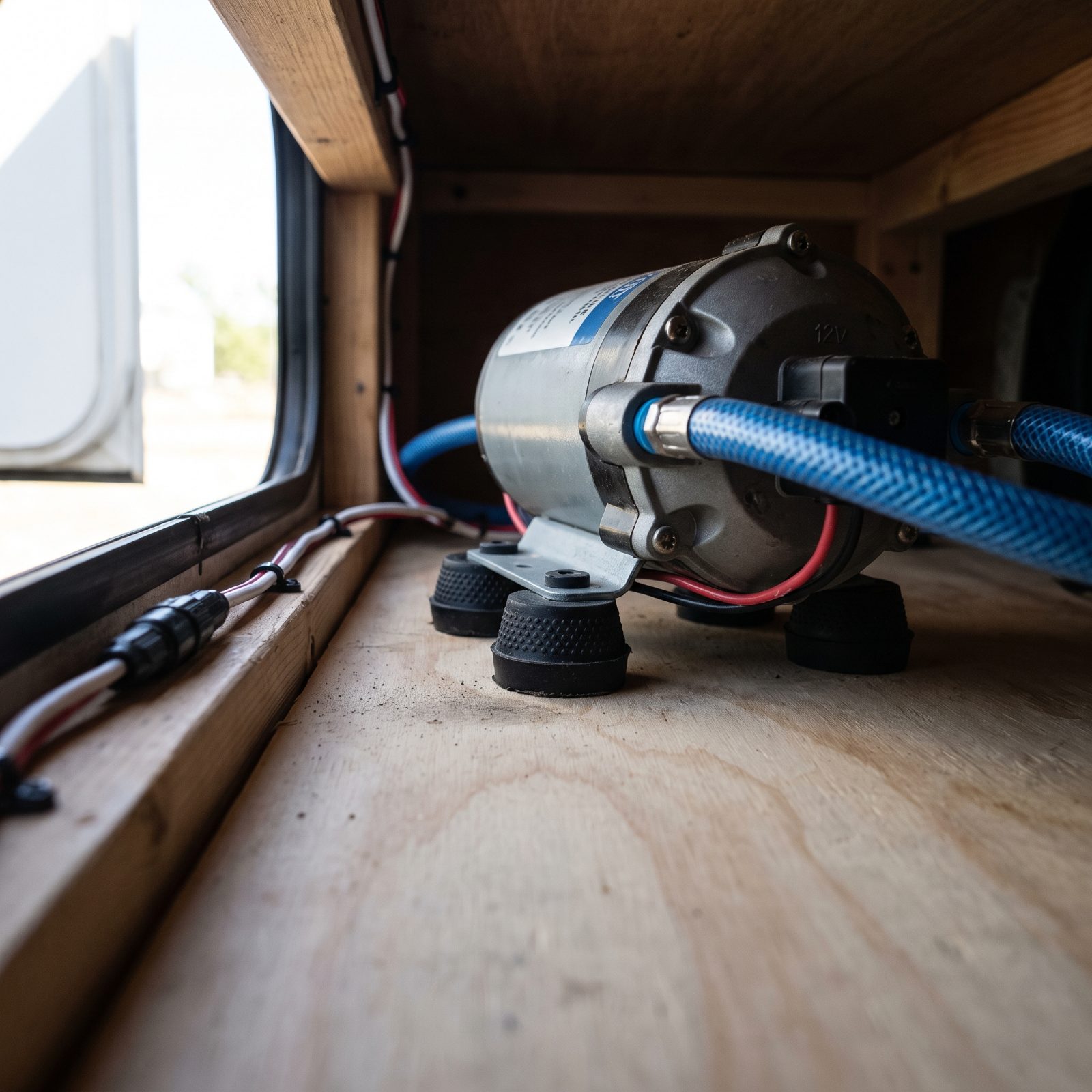 Rubber Isolation Feet That Tame Water-Pump Vibration
