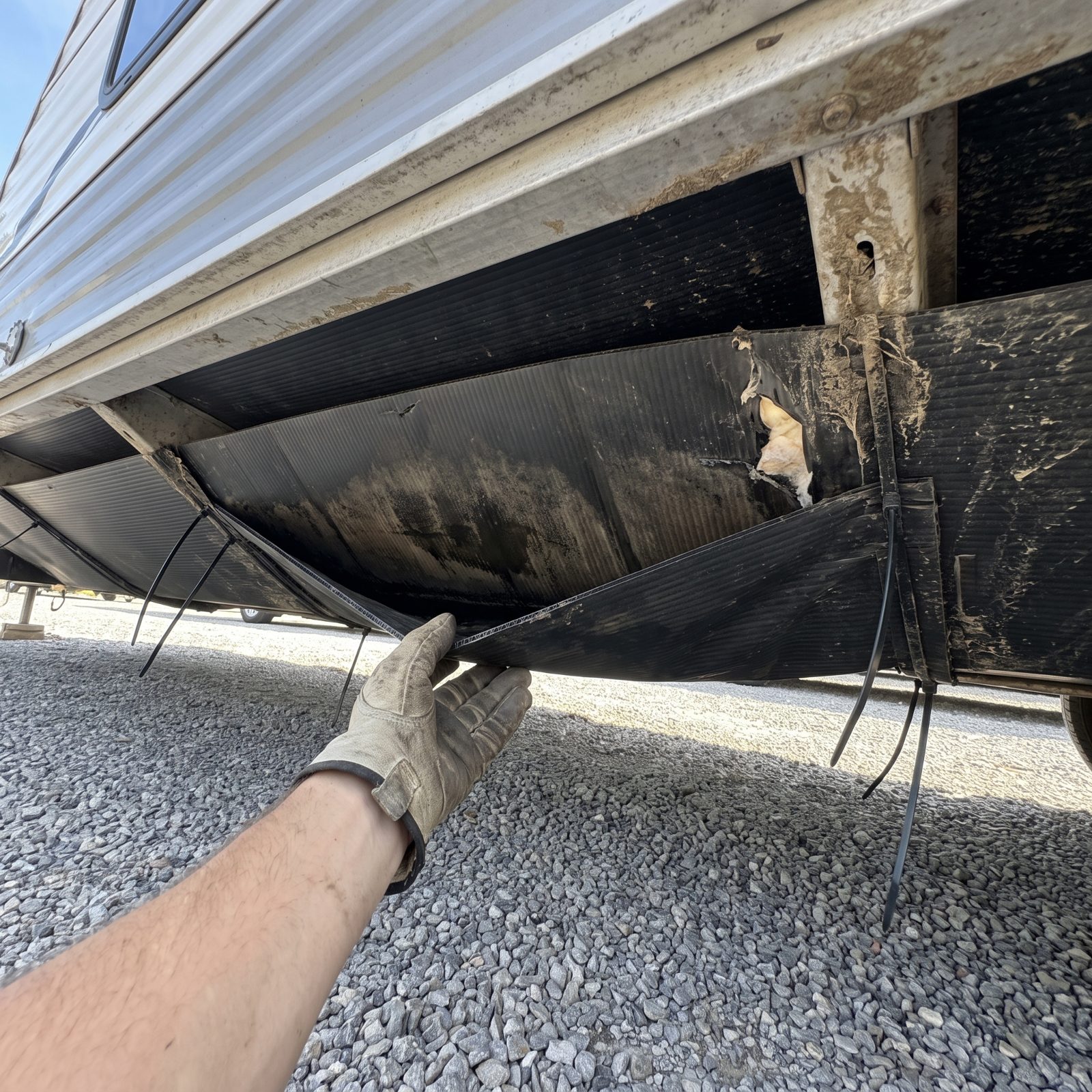 A Sagging or Waterlogged Underbelly Cover