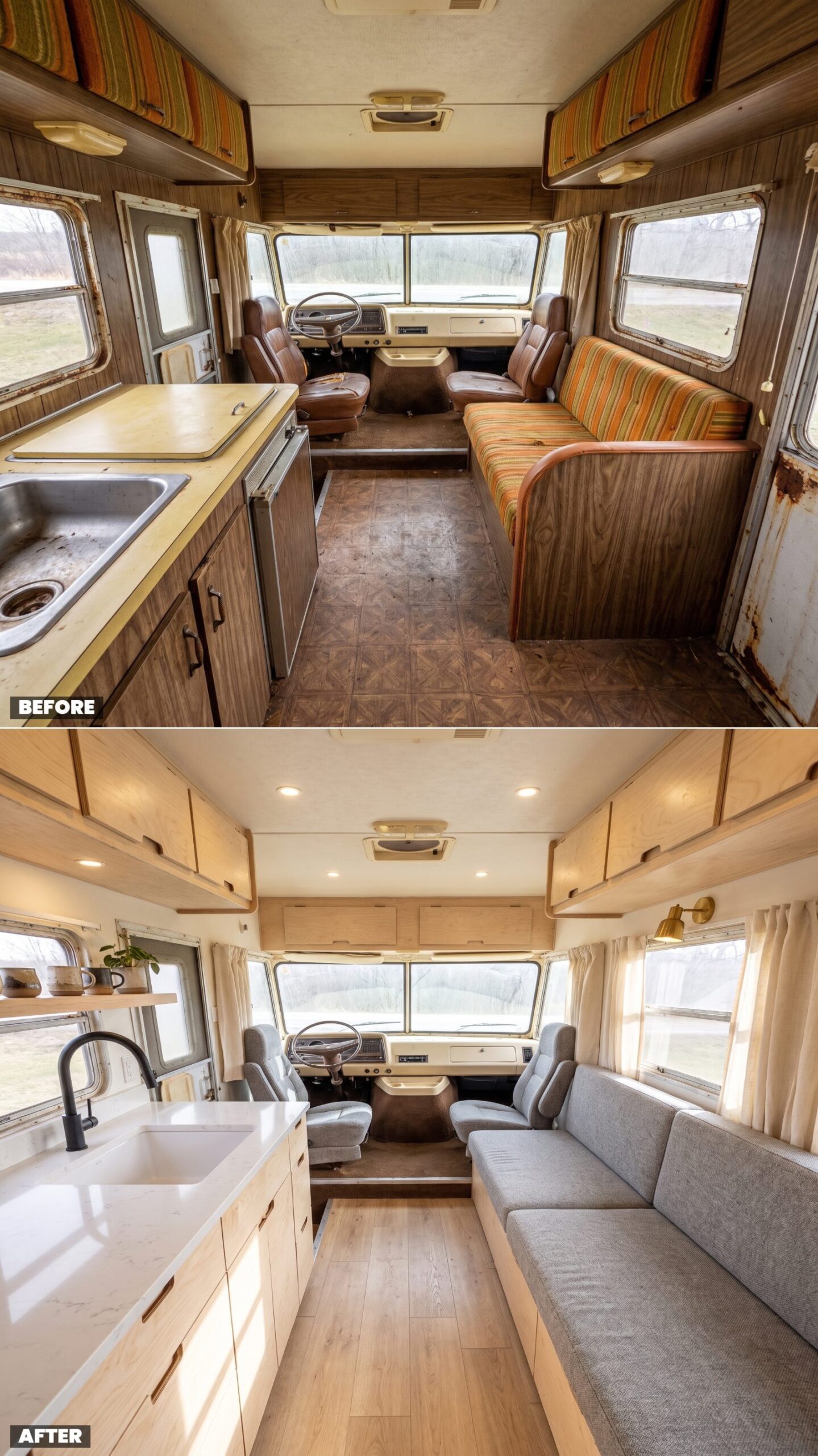 Scandinavian Galley Rebuild with Pale Birch and Cold-Brew Mornings