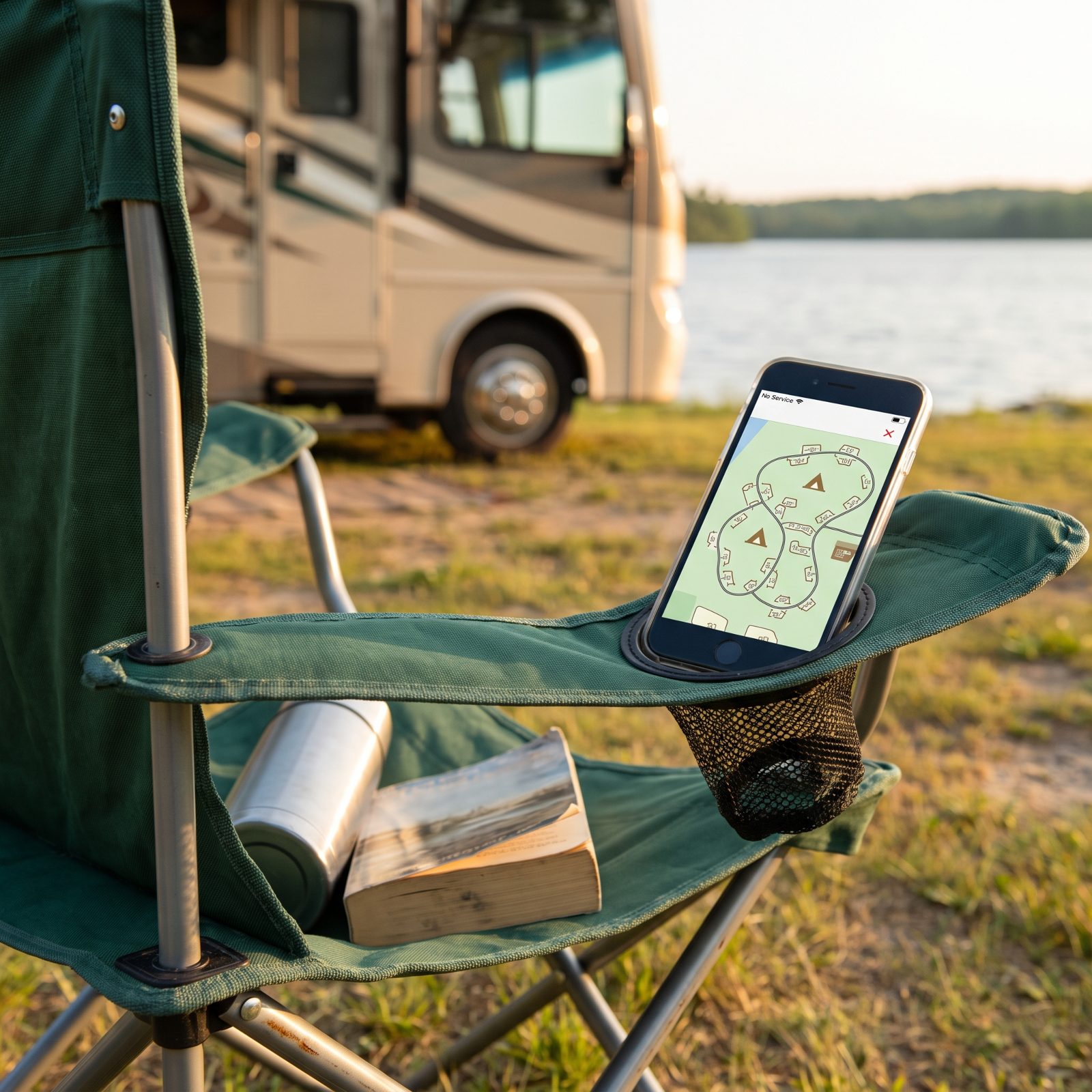Screenshot the Campground Map Before Cell Service Disappears