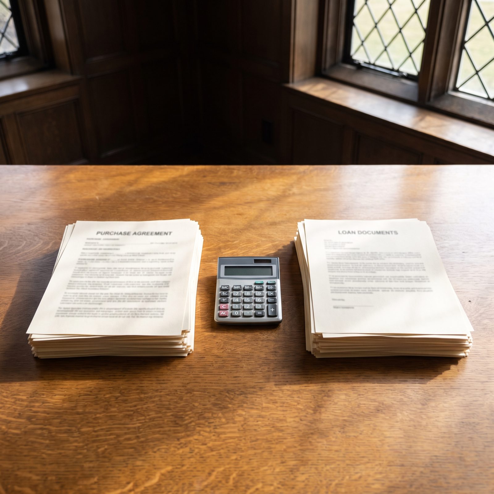 Separate Financing From Purchase Price