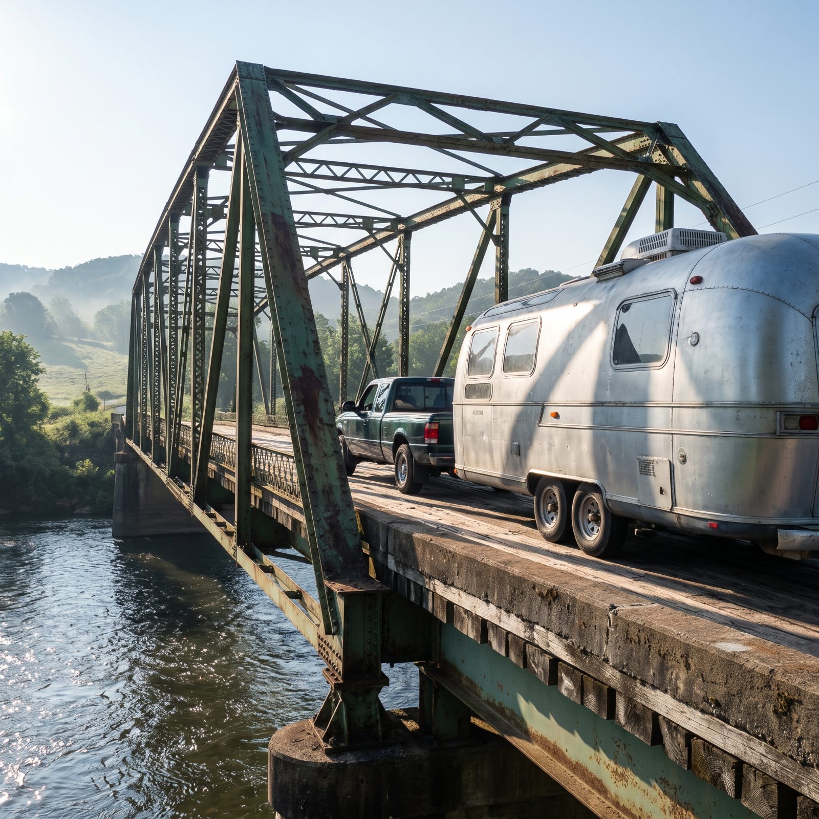 Single-Lane Bridges With Raised Curbs You Can't See