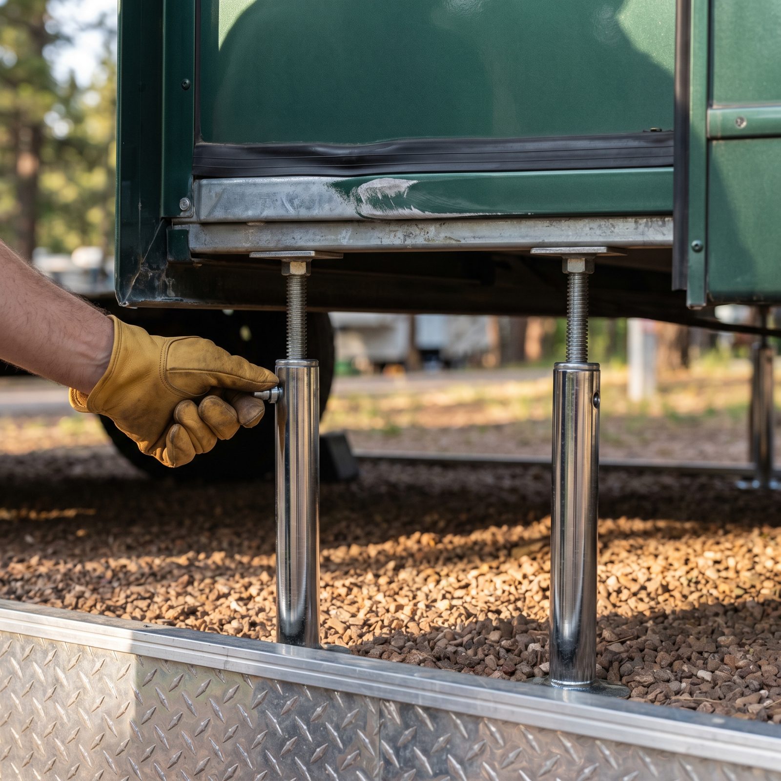 Slide-Out Stabilizers That Put Stress on the RV Frame