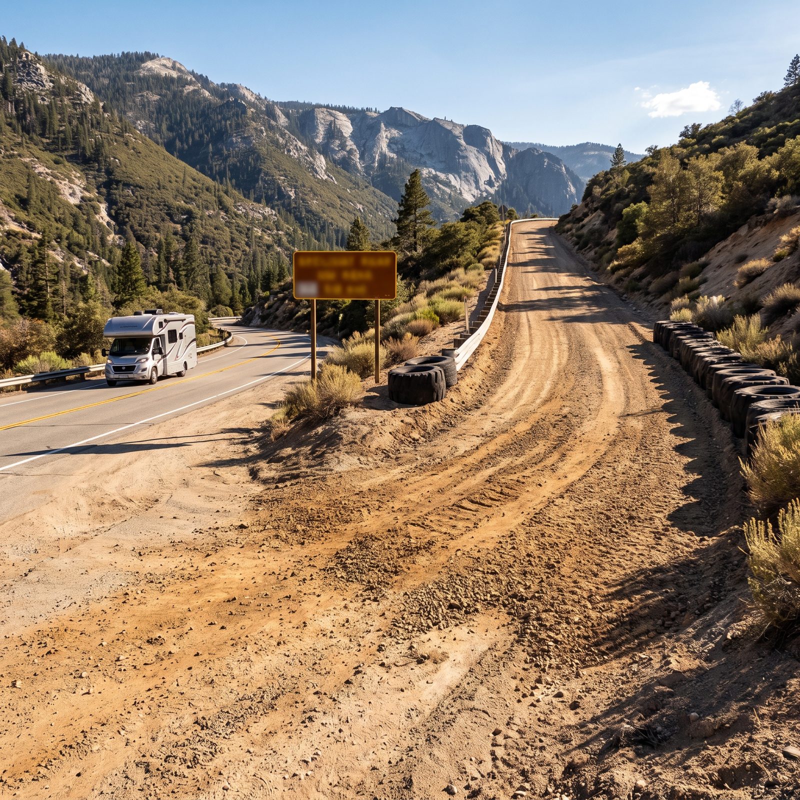 Not Spotting the Runaway-Truck Ramps Before Gravity Takes Over