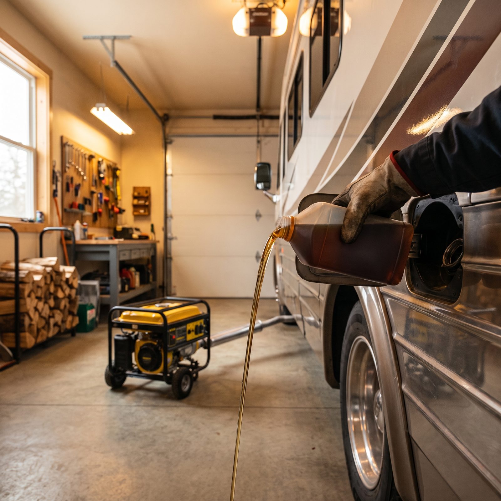 Stabilize Generator and Motorhome Fuel, Then Run Treated Fuel Through the System