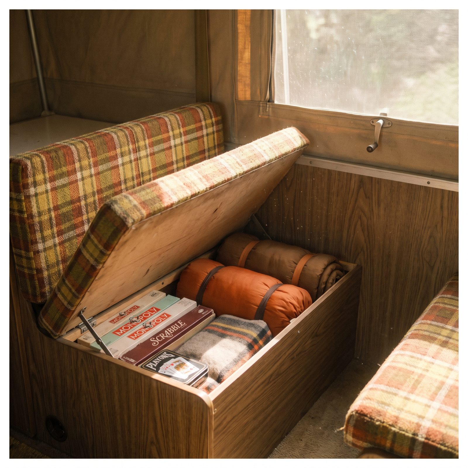 Storage Hidden Beneath Every Bench
