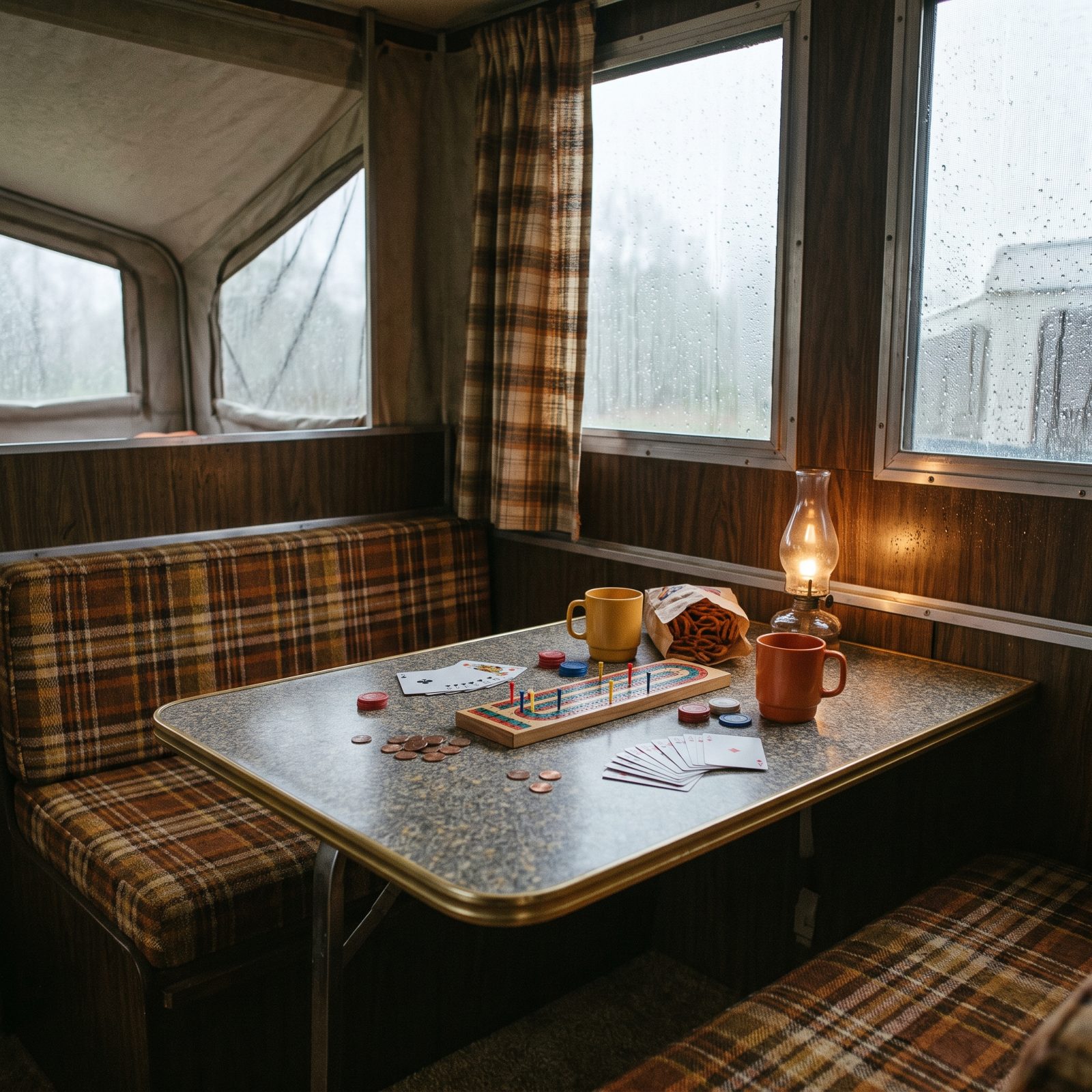 The Table Reserved for Cards on Rainy Days