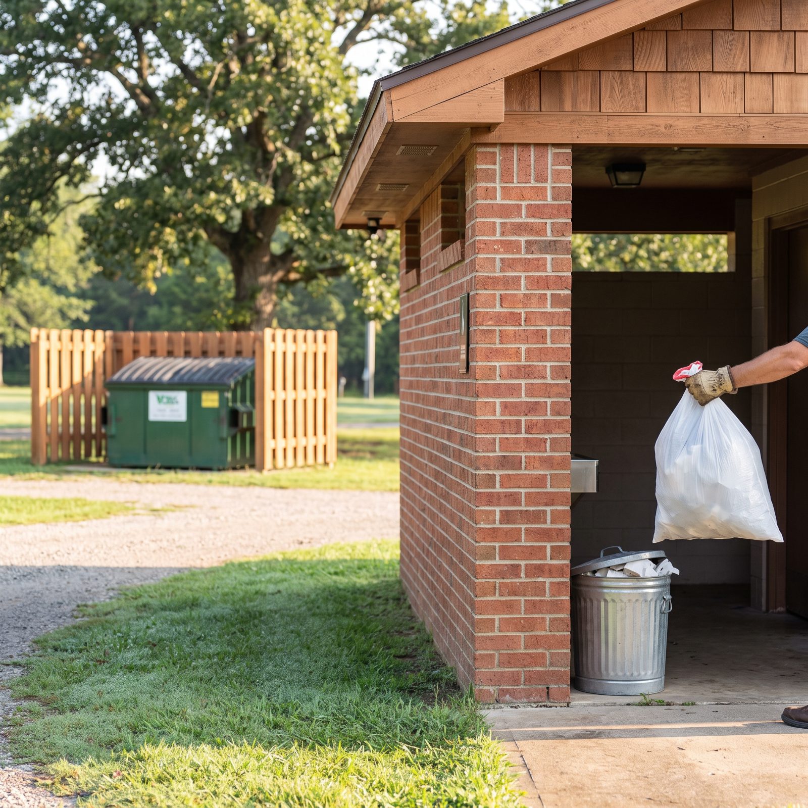 Take Campsite Garbage to the Dumpster, Not Bathhouse Bins