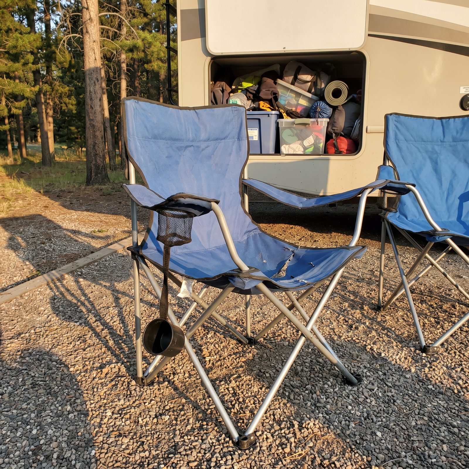 The Ten-Dollar Folding Camp Chairs That Collapse on You