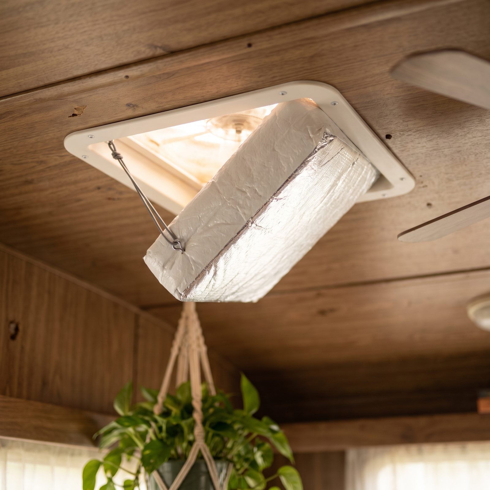 Tether Roof-Vent Cushions So They Never Fall During Removal