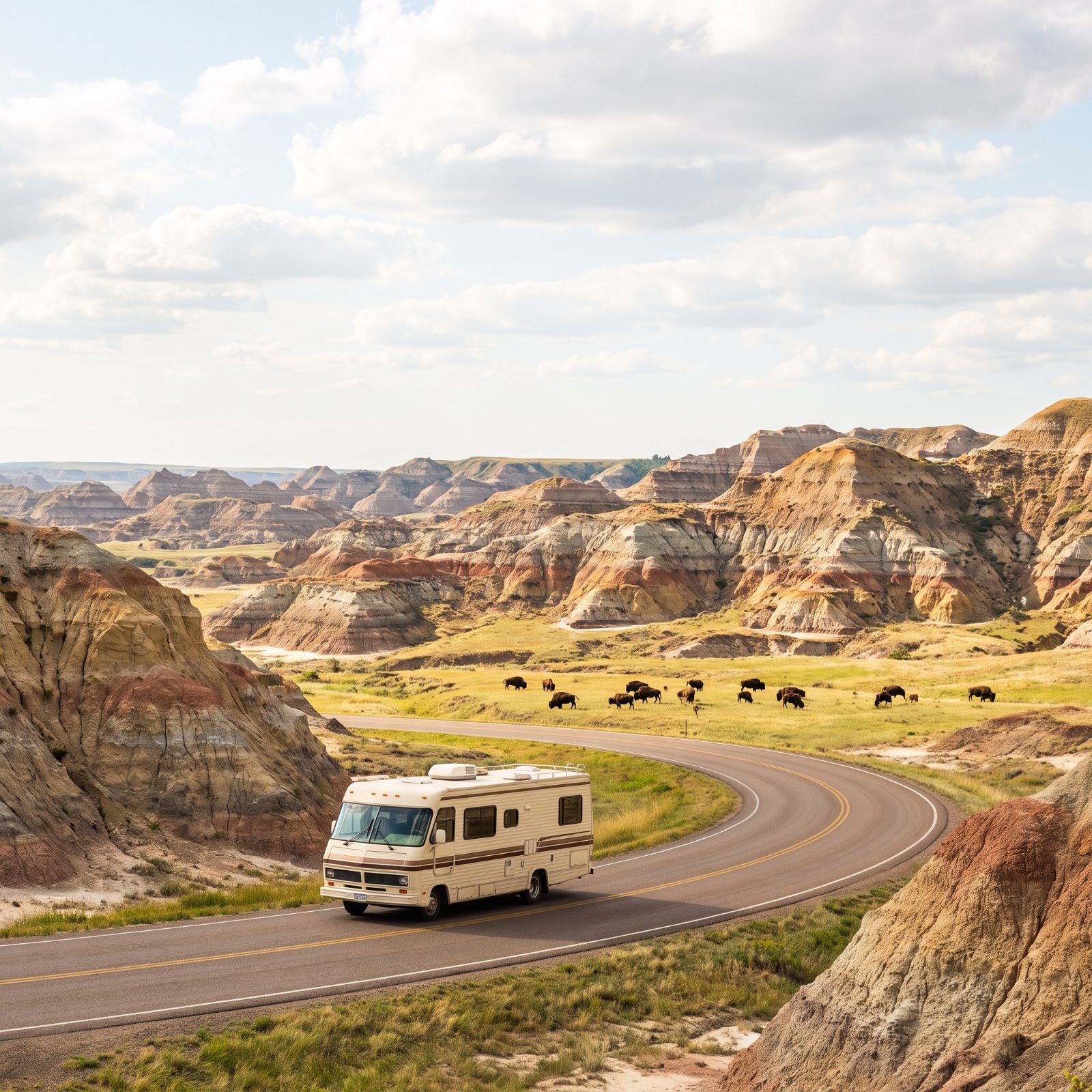 Theodore Roosevelt Scenic Route: North Dakota Badlands and Medora