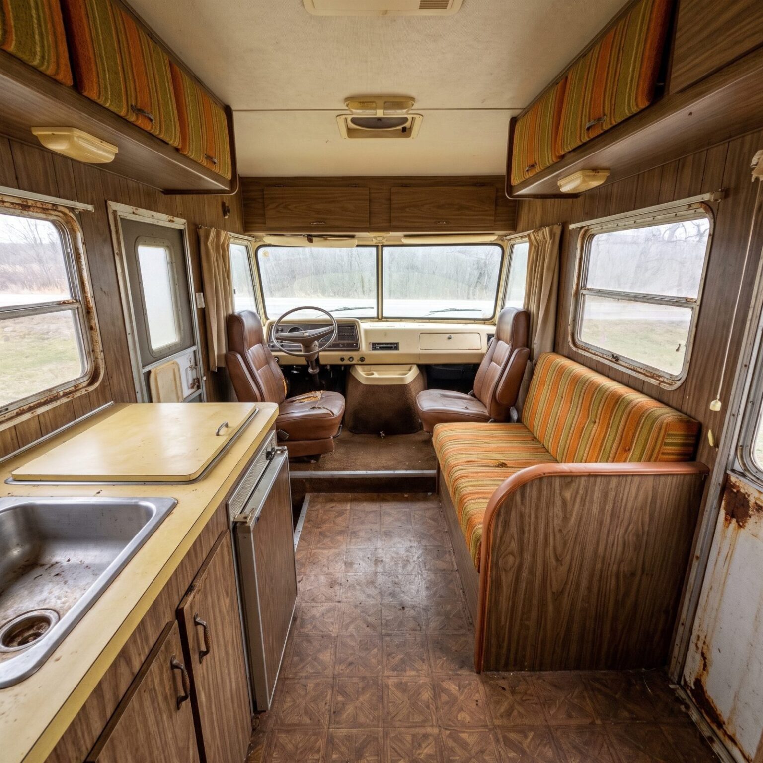 Old Rusted Texture From Rusted 1978 Winnebago to Modern Home on Wheels: 49 Stunning AI ...