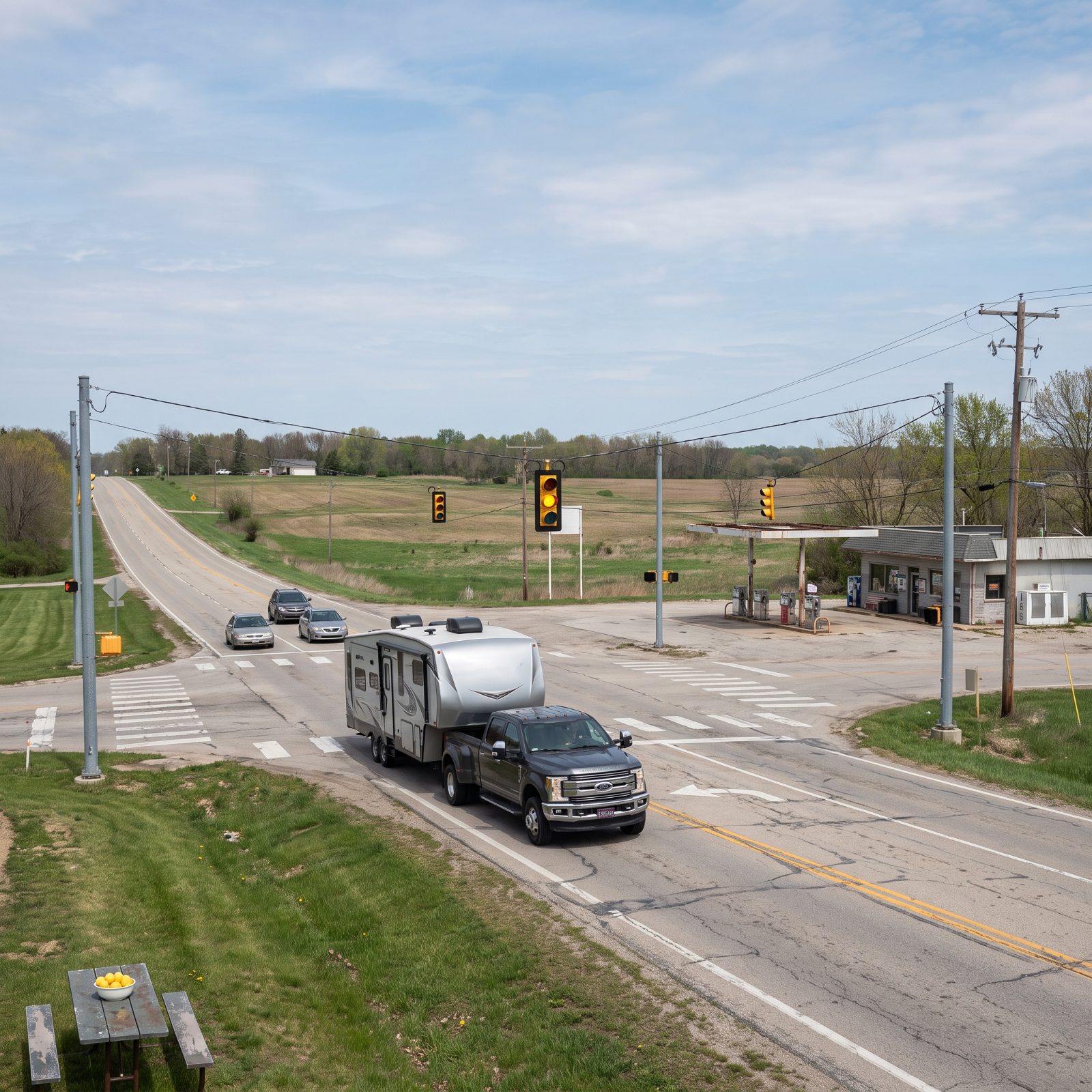 The Traffic Light at the Bottom of a Grade That Turns Yellow Too Late