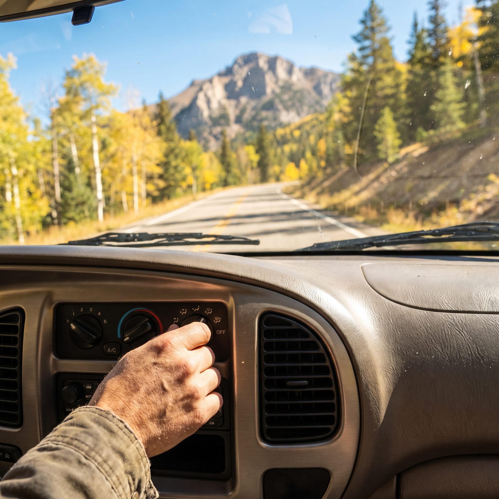 Turn Off the Cab Air Conditioner if the Engine Starts Running Hot
