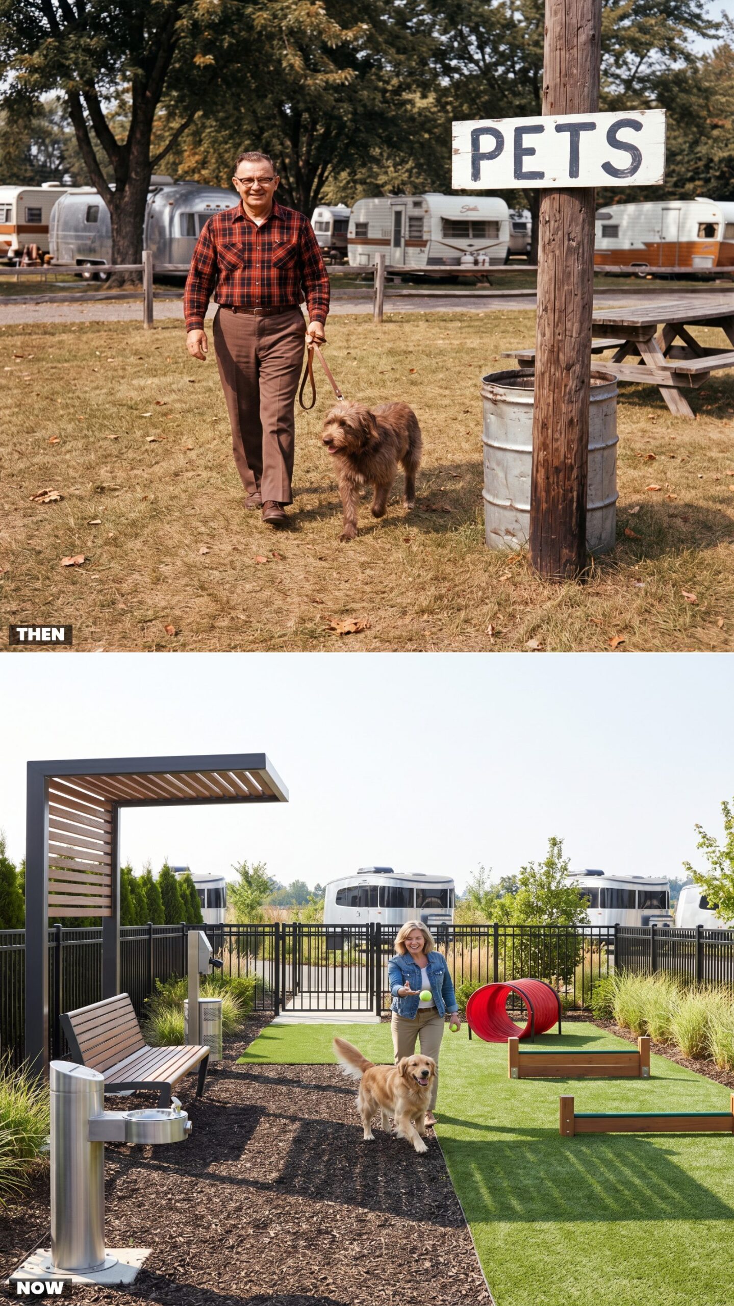 The Unfenced Dog-Walking Patch vs. Today's Off-Leash Dog Park