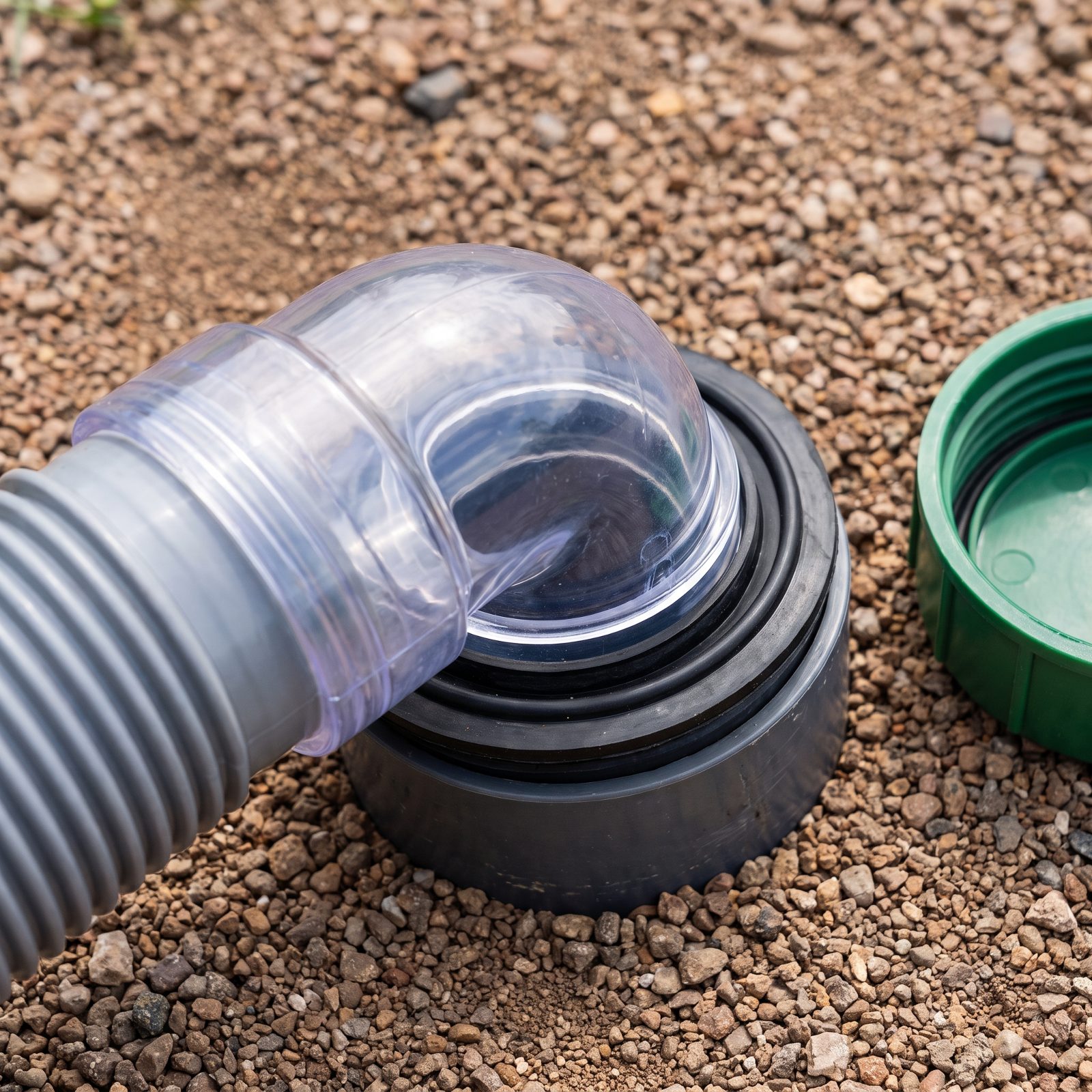 Use a Gasketed Sewer Elbow That Seals the Inlet