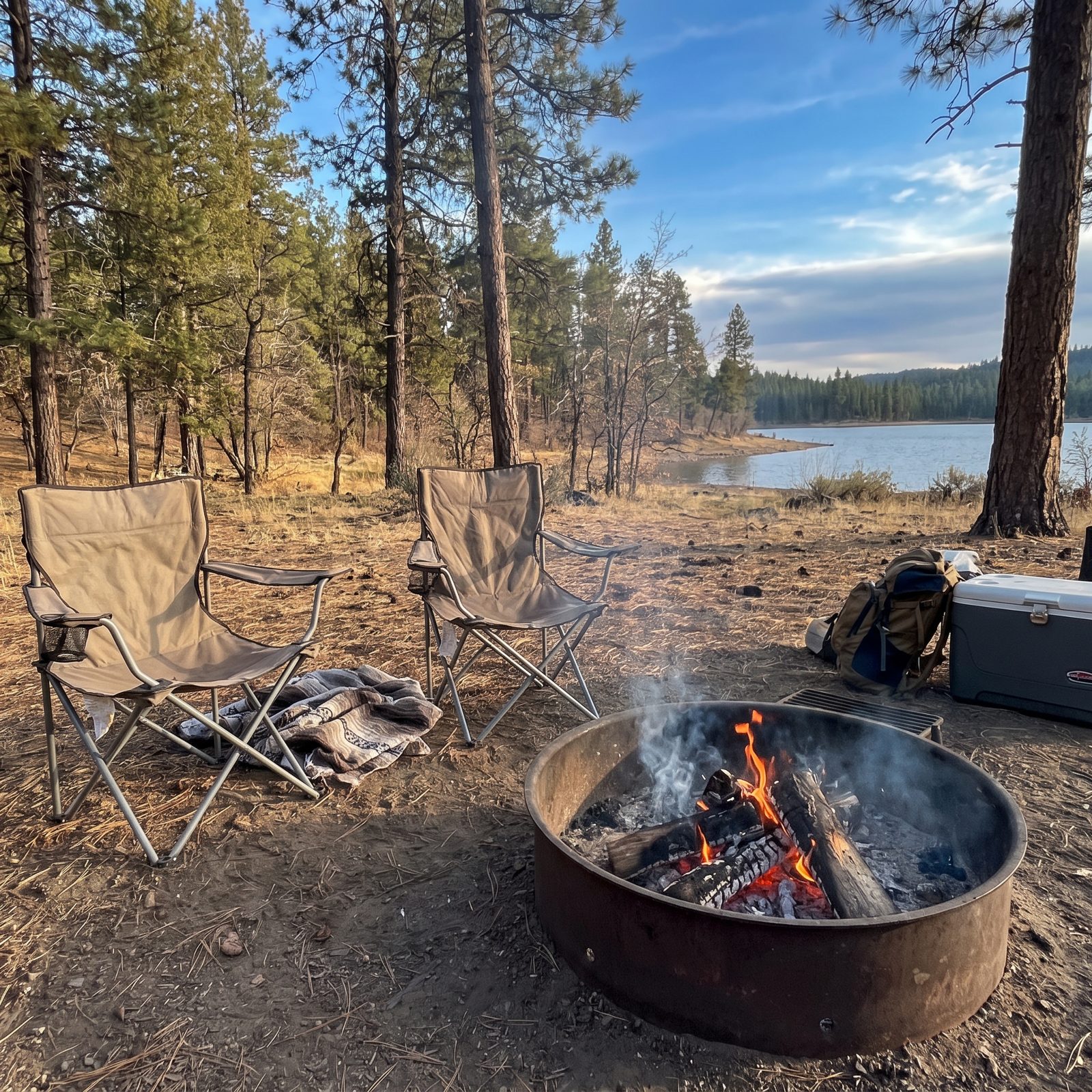 Walking Away From a Burning Campfire