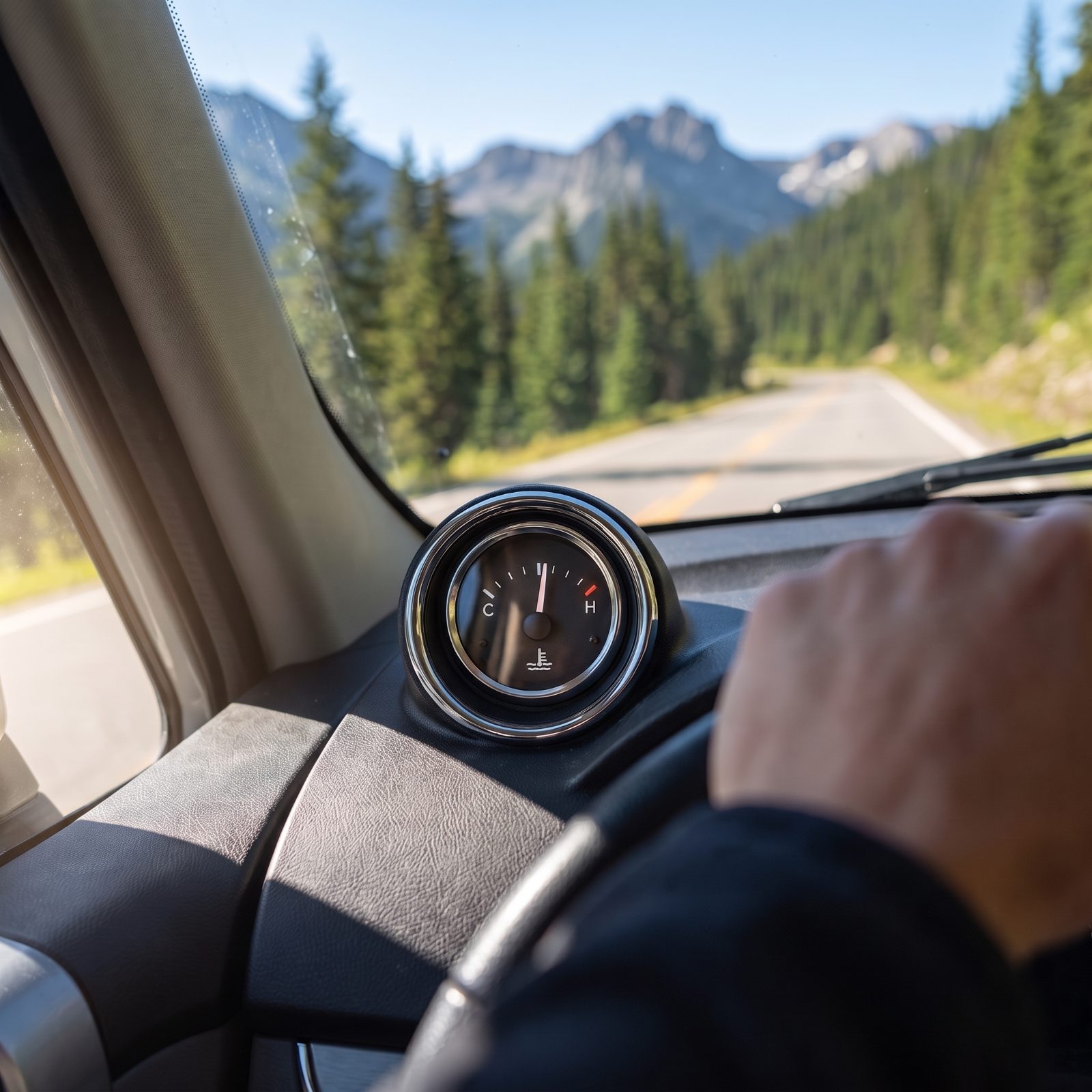 Watch Engine Temperature Throughout a Sustained Climb