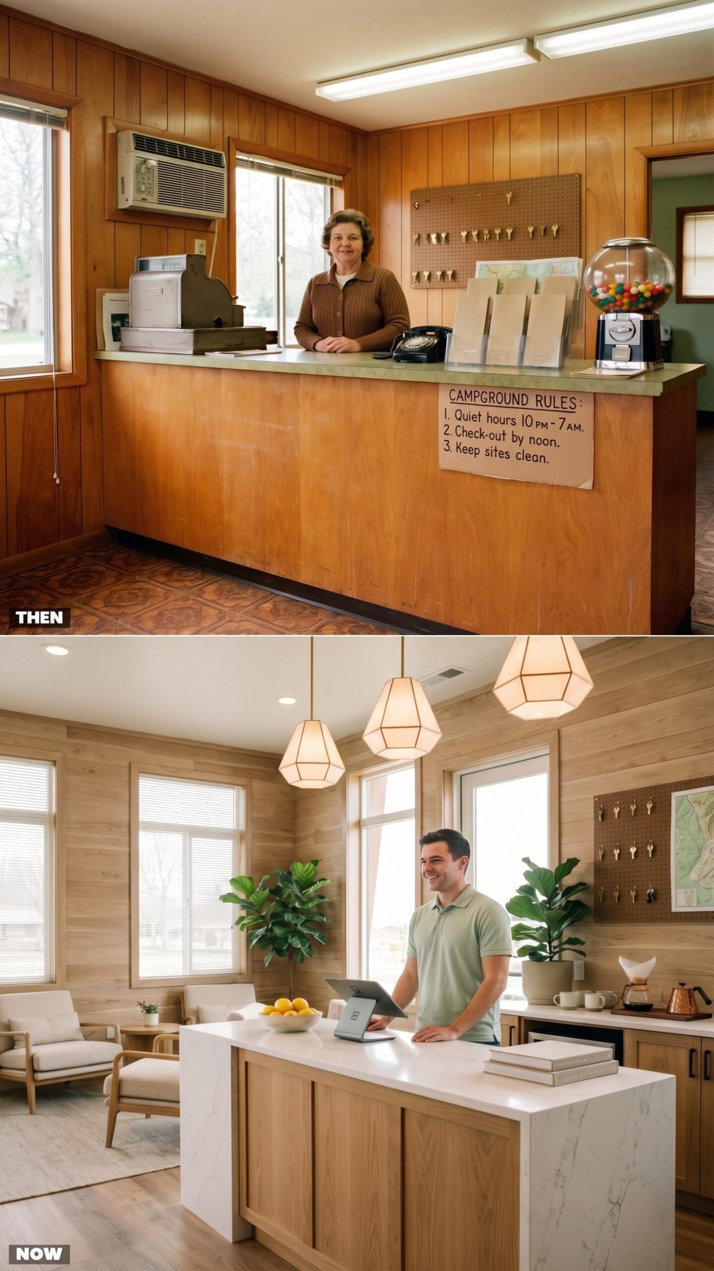 The Wood-Paneled Registration Office vs. the Resort-Style Lobby