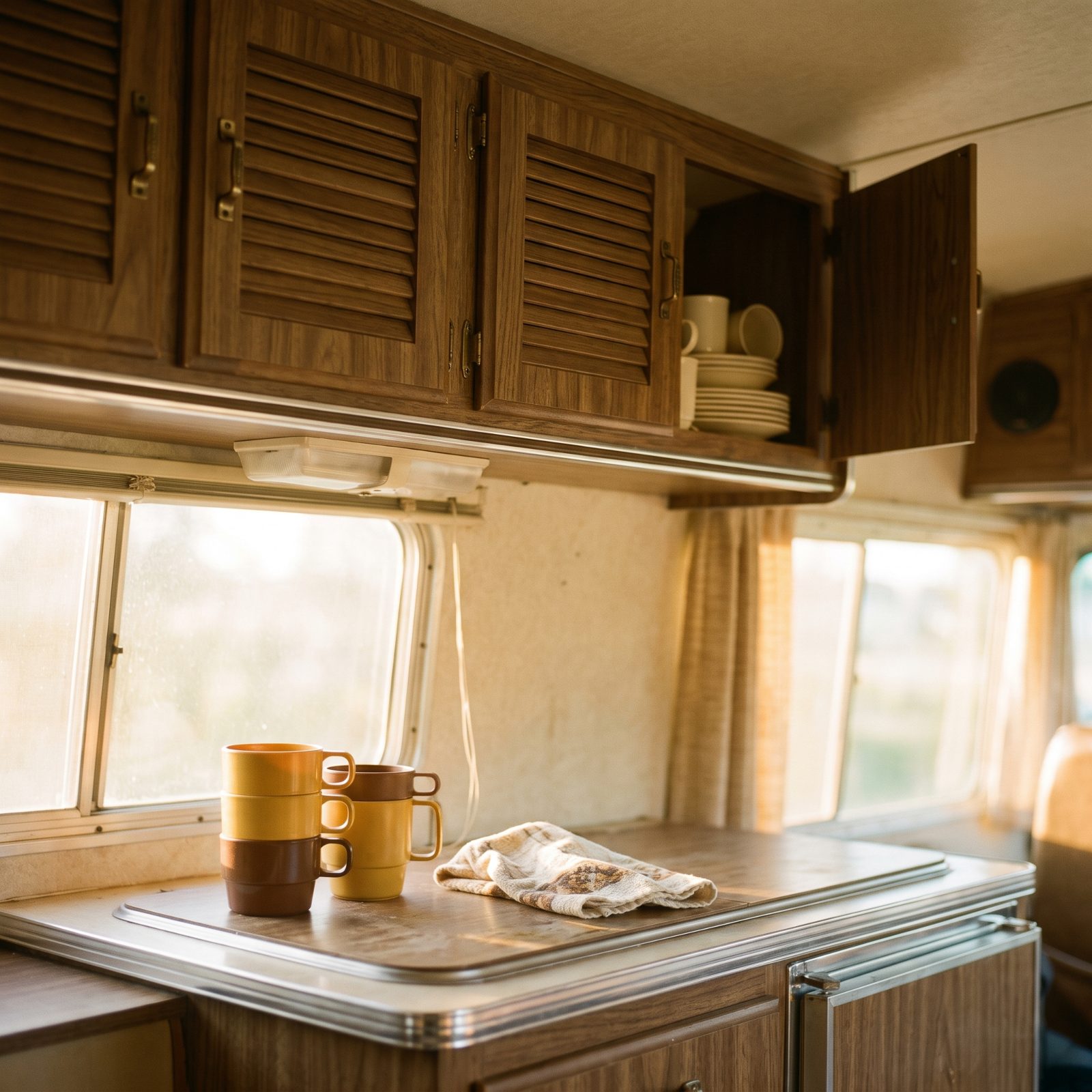 Woodgrain Cabinets Rattling Over Every Bump