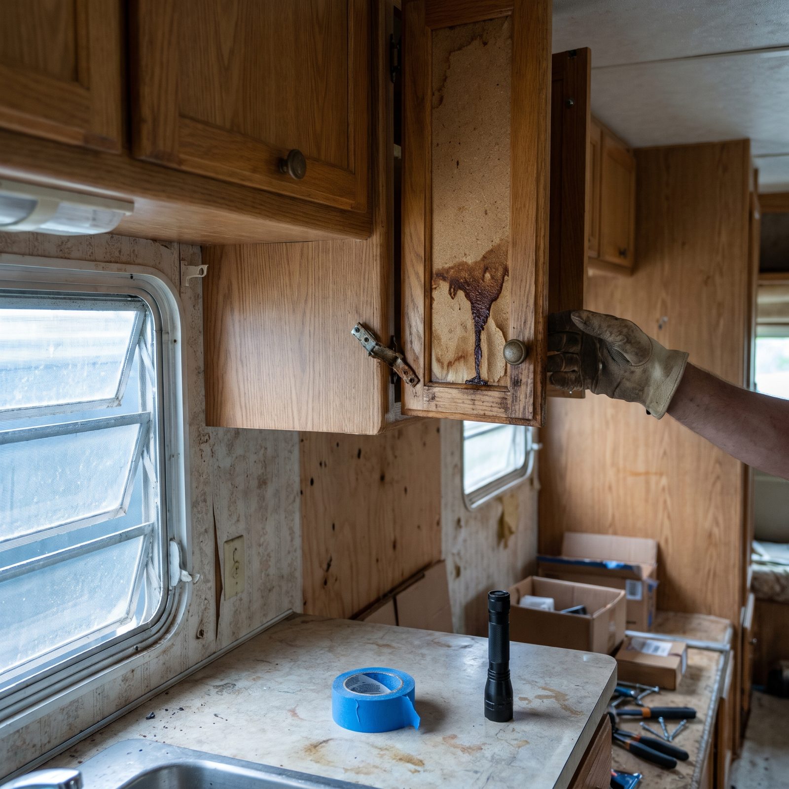 You Learn Which Cabinet Door Not to Open