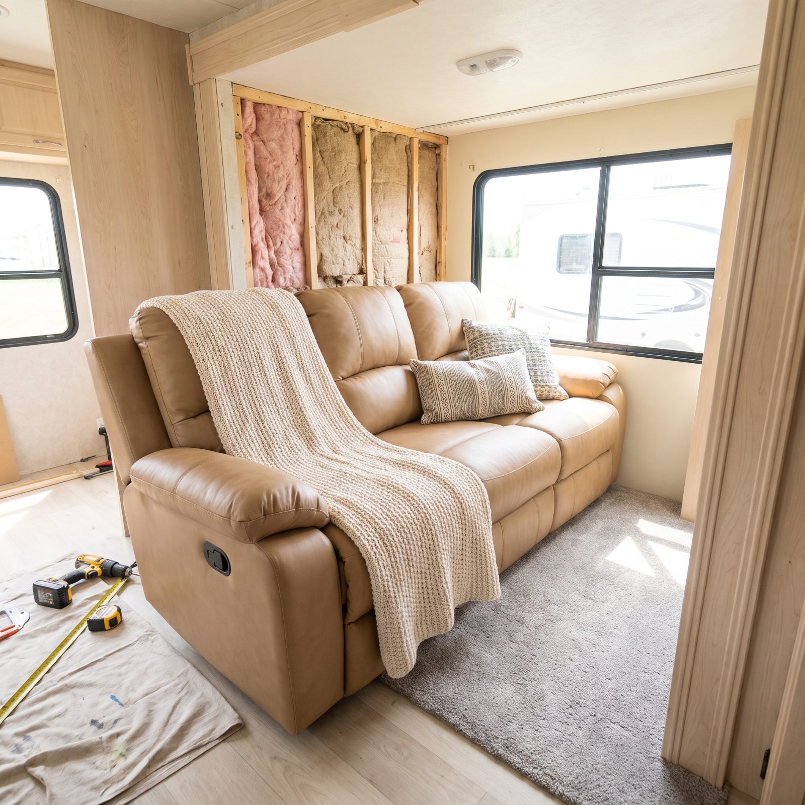 Your Partner's Must-Have Sofa Somehow Joins the Renovation
